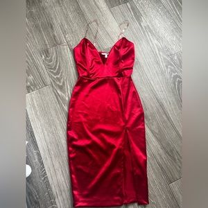 Fashion Nova red dress